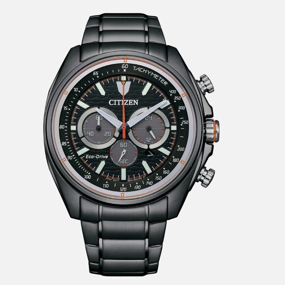 Citizen Men's Sport Date Eco-Drive Luminous Grey Watch - Picture 1 of 4